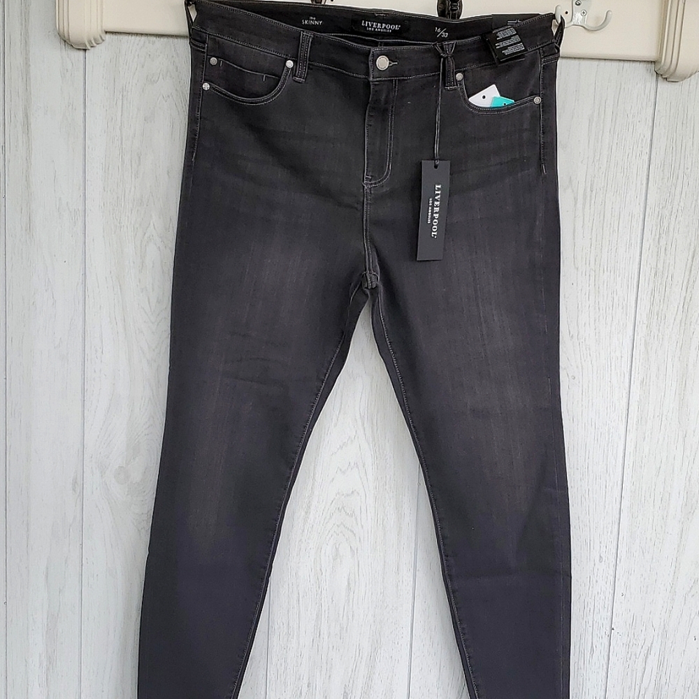 Womens Liverpool Los Angeles Kaylee Skinny Jeans Size 16/33